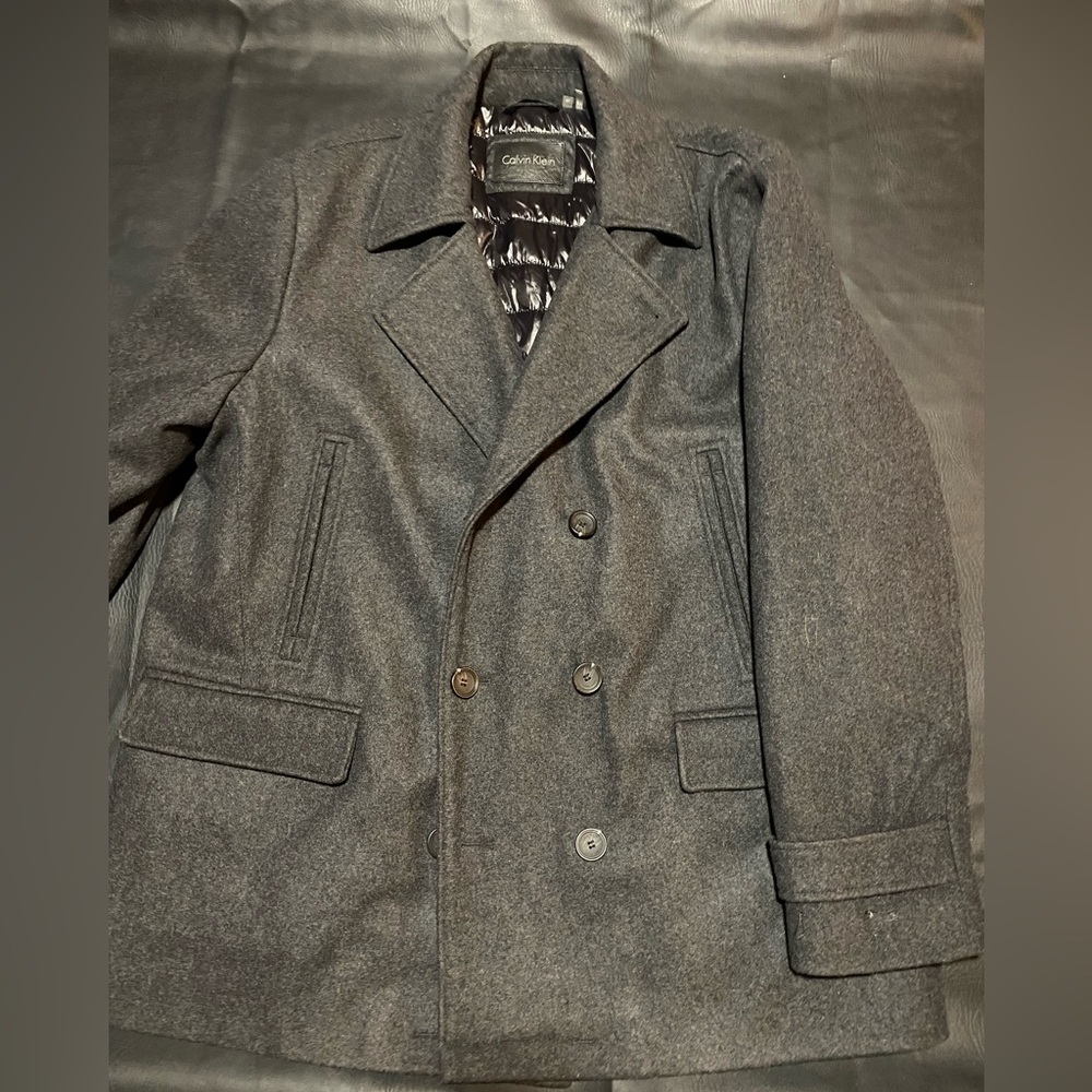 Calvin Klein Pea coat size XL. Insulated. Super nice!